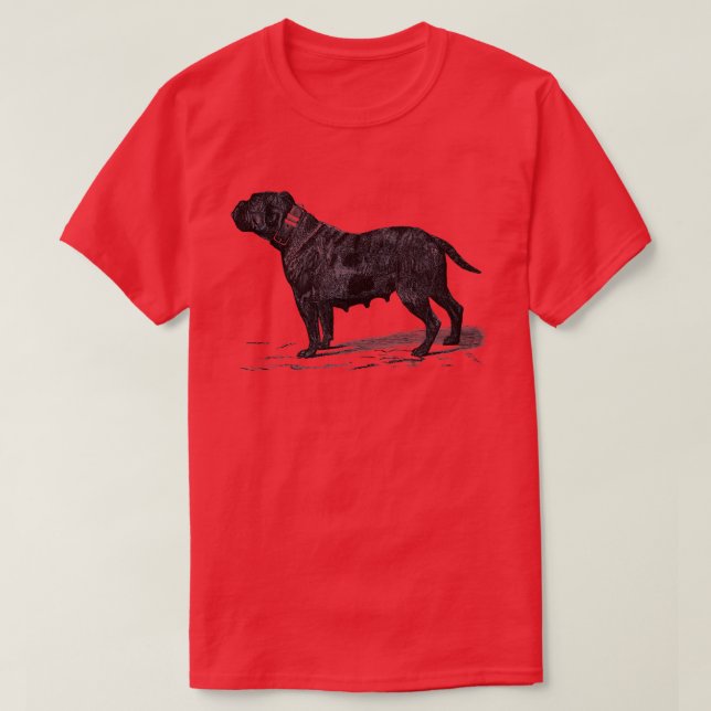 Bulldog Lover Bulldog Owner Vintage Dog  T-Shirt (Design Front)