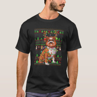 Bulldog Lover Family Matching Ugly Bulldog Christm T-Shirt