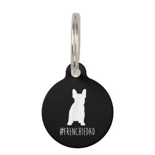 Bulldog Lover Frenchie Dad French Bulldog Dad Pet Tag