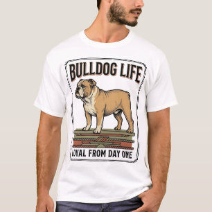 Bulldog Lover Shirt Vintage Engraved Dog Art_1