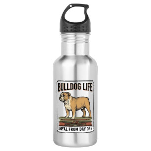 Bulldog Lover Shirt Vintage Engraved Dog Art_1 532 Ml Water Bottle