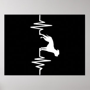 Bulldog Lovers Bulldog Heartbeat Poster