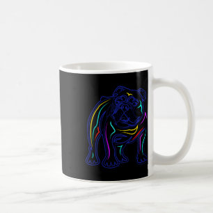 Bulldog Lovers Line Drawing Artsy Bulldog 1  Coffee Mug