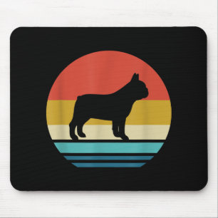 Bulldog Lovers Vintage Retro French Bulldog Dog Mouse Mat