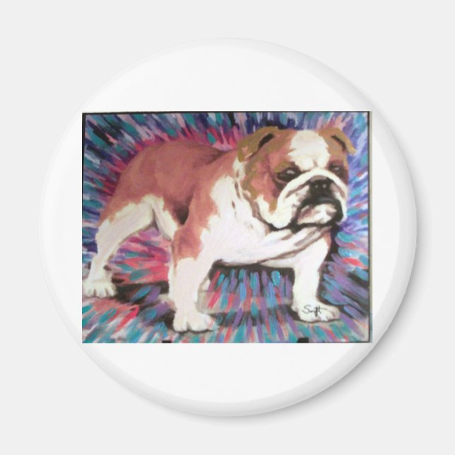 Bulldog Magnet (Front)