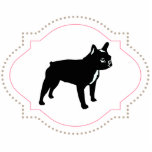 Bulldog Magnet Photo Sculpture Magnet<br><div class="desc">3 dimensional product,  pin with French Bulldog in black</div>