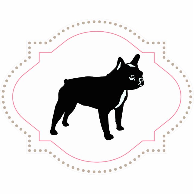 Bulldog Magnet Photo Sculpture Magnet (Front)