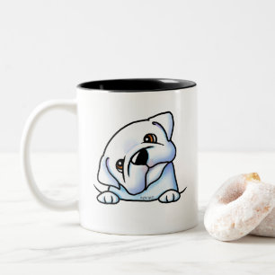 Bulldog Mama Two-Tone Coffee Mug