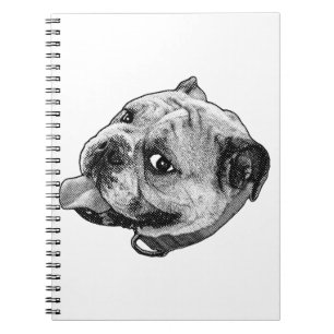Bulldog Manga Notes Notebook