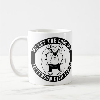 Bulldog Mascot Athlete We Let The Dogs Out School  Coffee Mug
