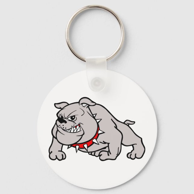 BULLDOG MASCOT KEY RING (Front)