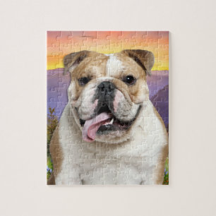 Bulldog Meadow Jigsaw Puzzle