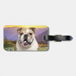 Bulldog Meadow Luggage Tag