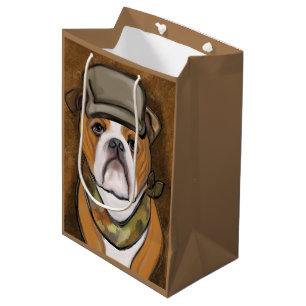 Bulldog             medium gift bag