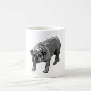 Bulldog Merry Dot Brew Coffee Mug
