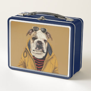 Bulldog  metal lunch box