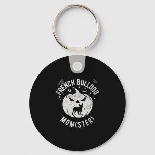 Bulldog Momster - Halloween Key Ring