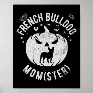Bulldog Momster - Halloween  Poster
