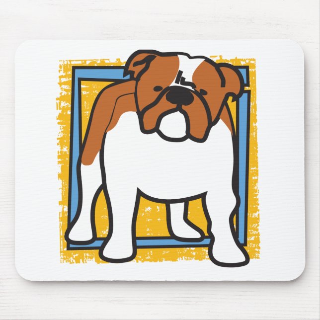Bulldog Mouse Mat (Front)