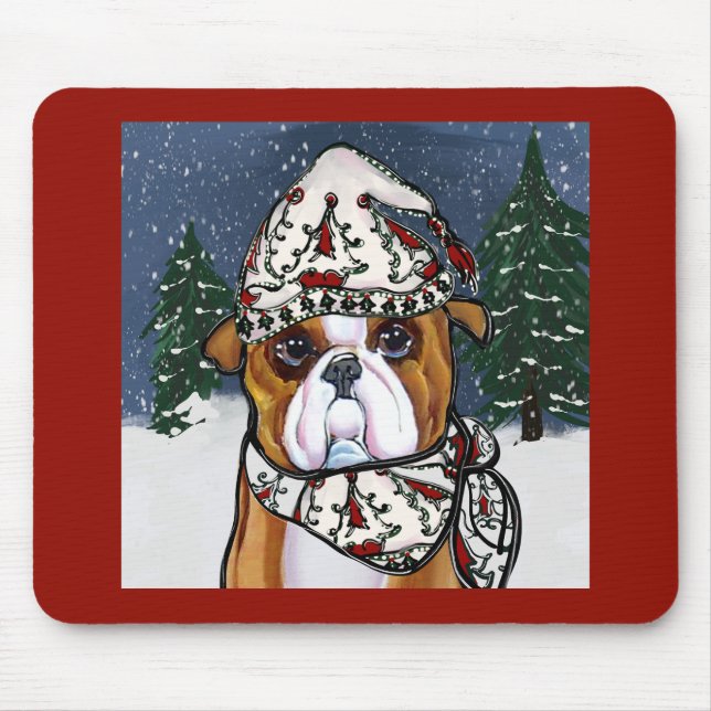 Bulldog          mouse mat (Front)