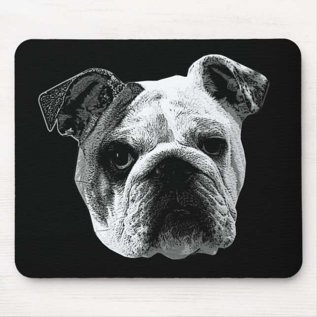 Bulldog Mouse Mat (Front)