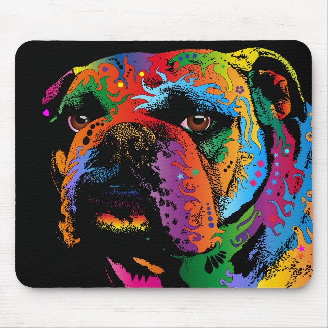 Bulldog Mouse Mat (Front)