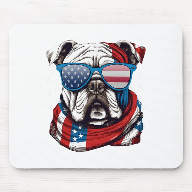 Bulldog  mouse mat (Front)