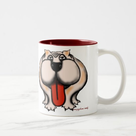 Bulldog mug design