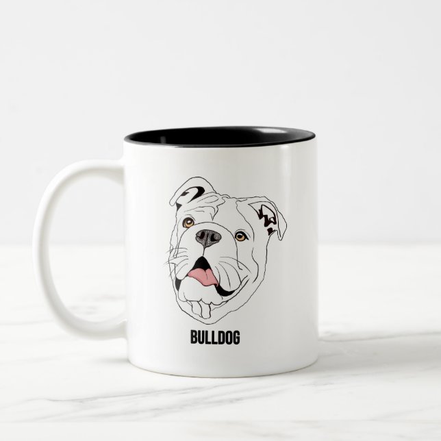 Bulldog mugs (Left)