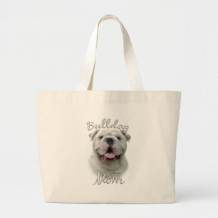 Bulldog Mum 2 Large Tote Bag