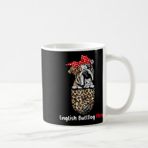 Bulldog Mum Pocket Bulldog Mum Mother's Day Coffee Mug