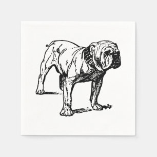 Bulldog Napkins