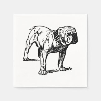 Bulldog Napkins
