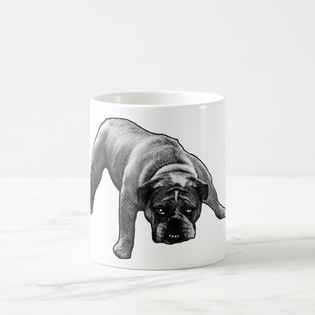 Bulldog Night Watch Coffee Mug (Center)