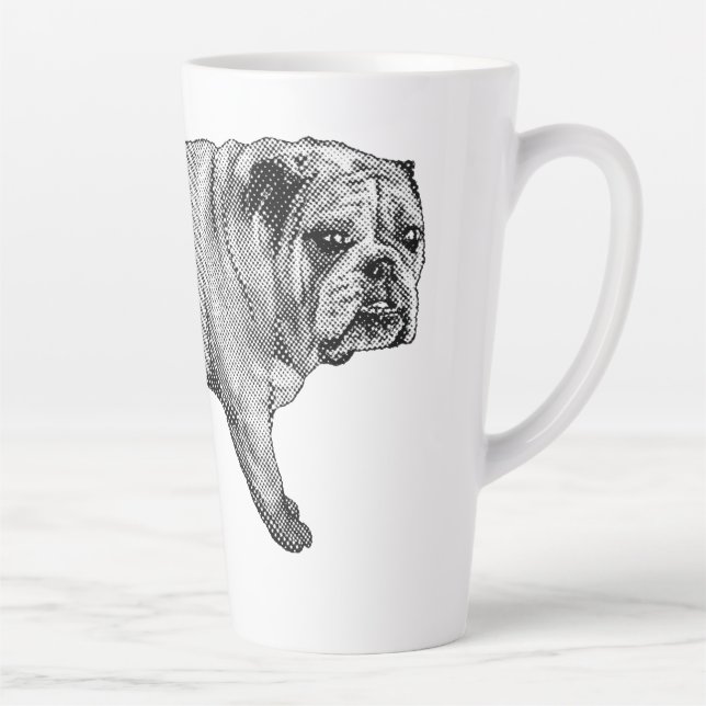 Bulldog Noel Mug (Right)