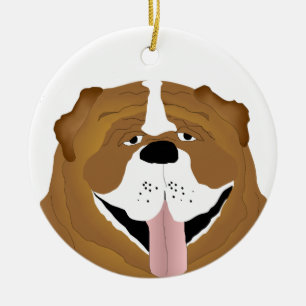 Bulldog Ornament