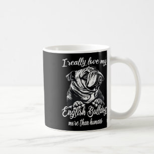 Bulldog Outfit Love My English Bulldog Coffee Mug