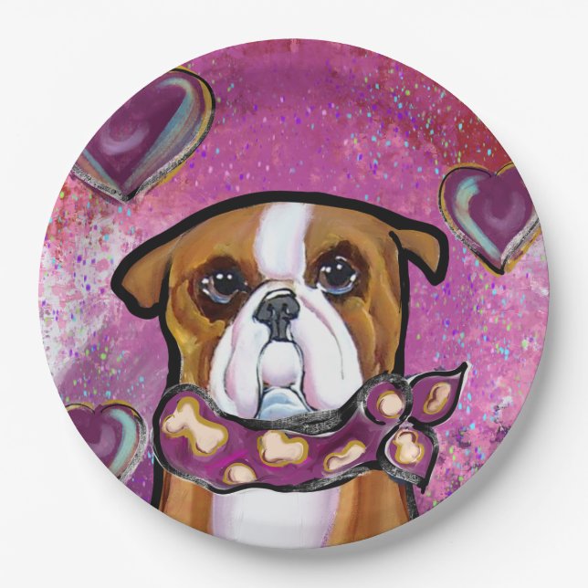 BULLDOG             PAPER PLATE (Front)