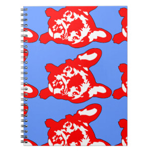 Bulldog Pattern Notebook