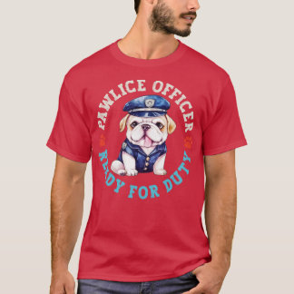 Bulldog Pawlice Officer T-Shirt