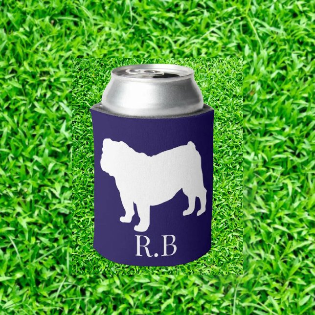 Bulldog Perfect Golf Gift Can Cooler (Join the fun at Bulldog Lovers Golf! Celebrate your love for bulldogs while hitting the greens. )