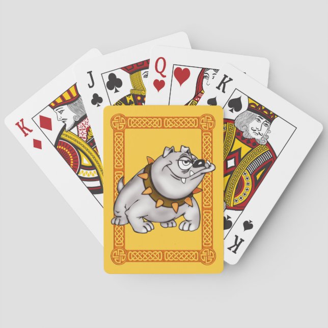 Bulldog Playing Cards (Back)