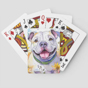 Bulldog Playing Cards