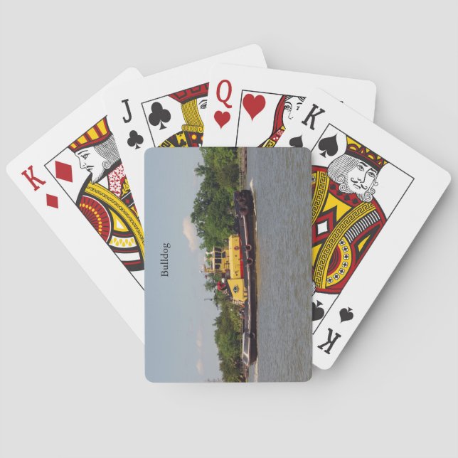 Bulldog playing cards (Back)