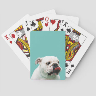Bulldog Playing Cards