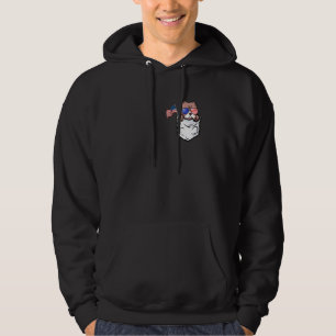 Bulldog Pocket Frenchie American Usa 4th Of July D Hoodie