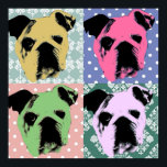 Bulldog Pop Art Print<br><div class="desc">Bulldog Pop Art Print</div>