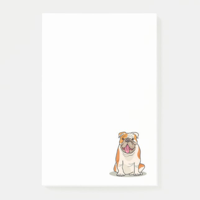Bulldog Post-it Post-it Notes (Front)