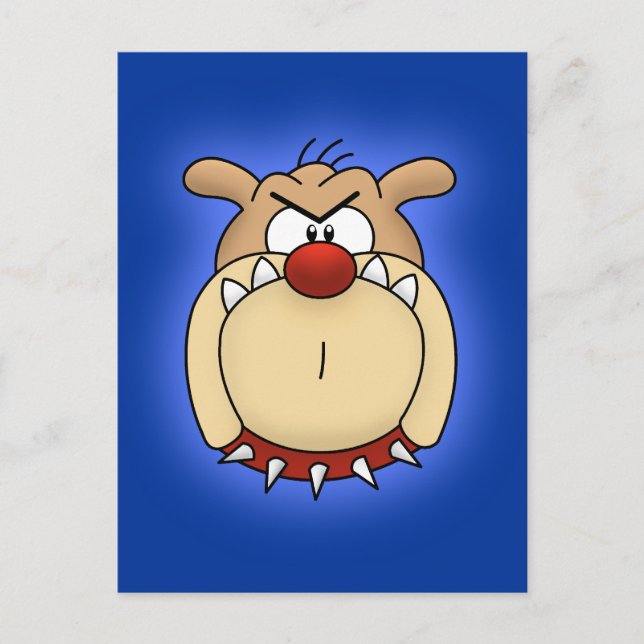 Bulldog Postcard (Front)