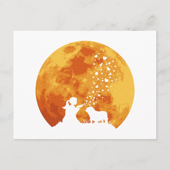 Bulldog Postcard (Front)